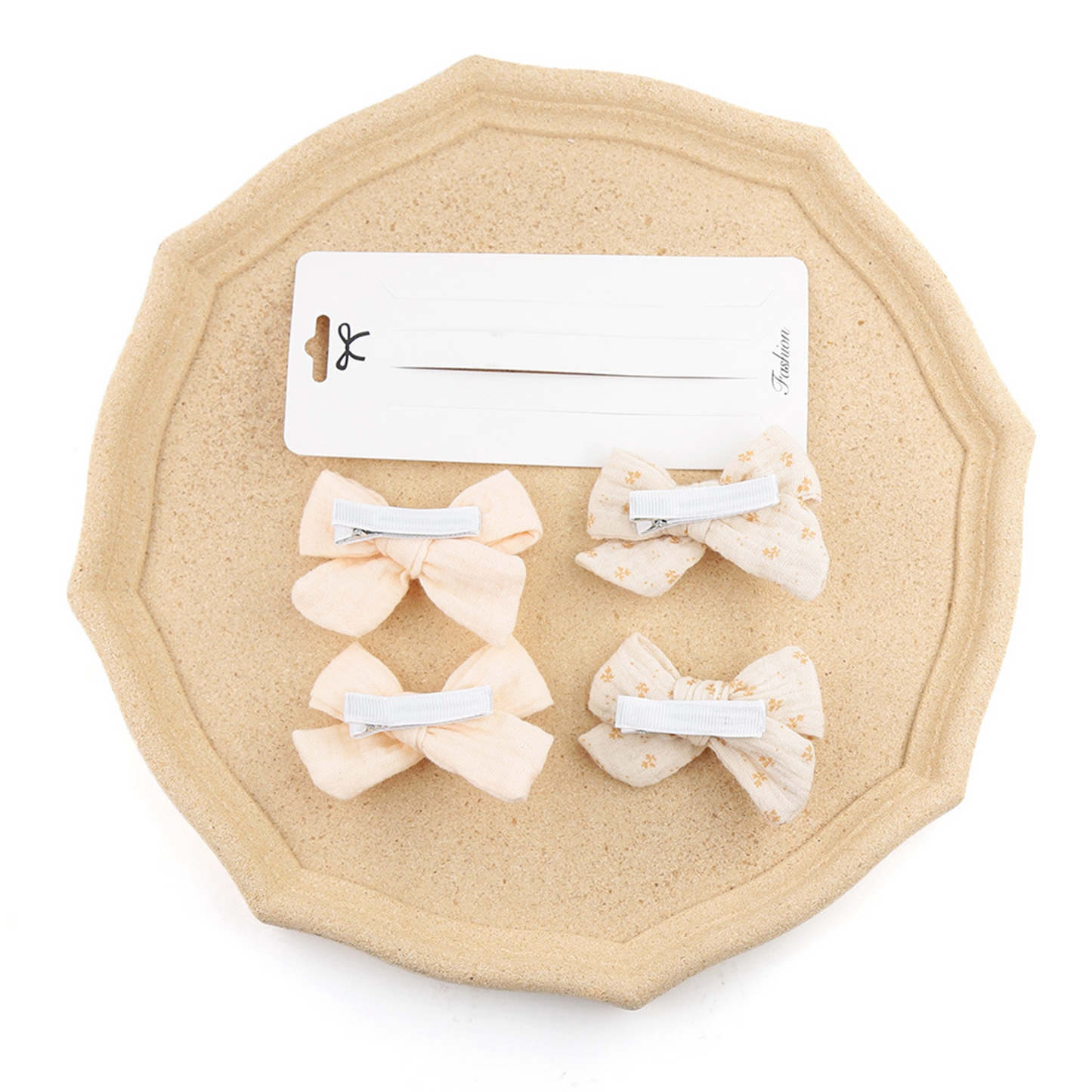 Kit 4 Children's bow hair clips