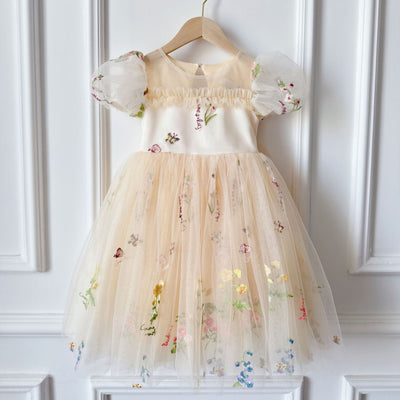 Floral Tulle Children's Dress