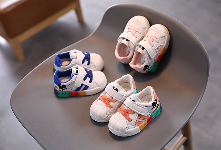 Colored Mr.Mause children's sneakers