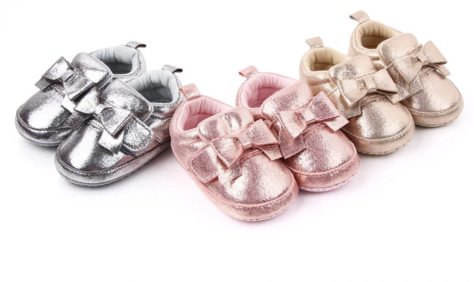 Metallic Baby Sneakers