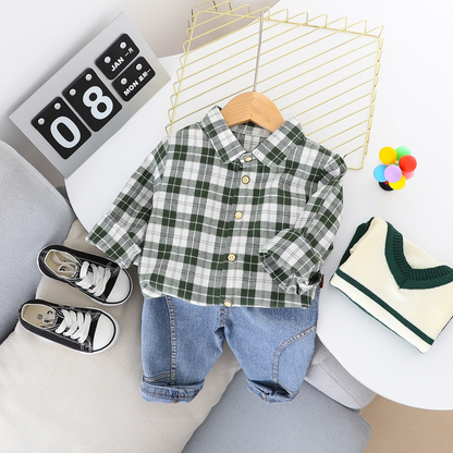 Children's set with vest and jeans