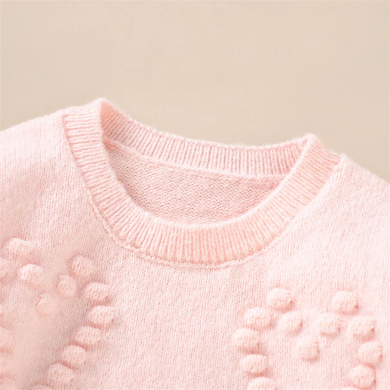 Children's sweater with heart