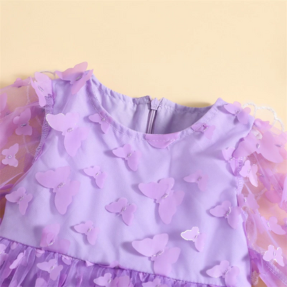 Butterfly long sleeve Baby Dress