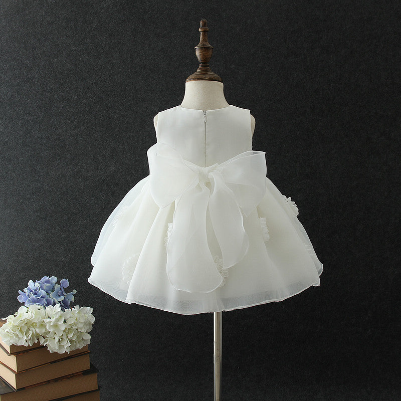 Pearls Lace Children's Party Dress