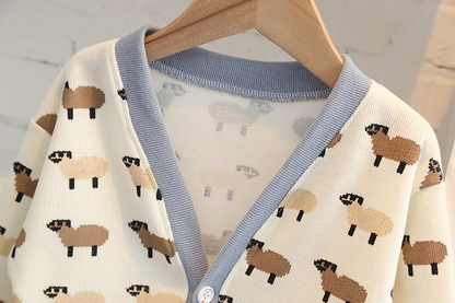 Kids 3-piece shirt set with collar