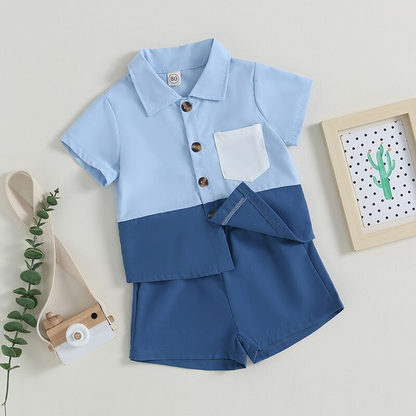 Children's blue summer set