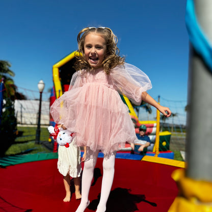 Children's Tulle Ruffled Dress