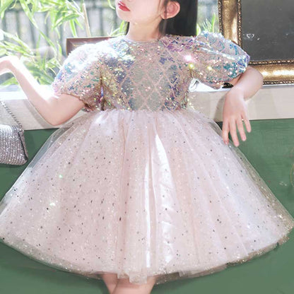 Shiny Sequins Children's Dress