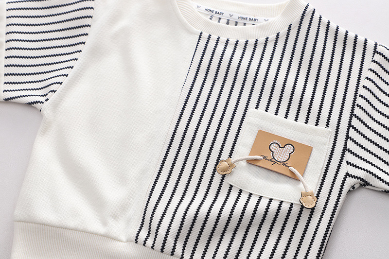 Kids striped sweatshirt set