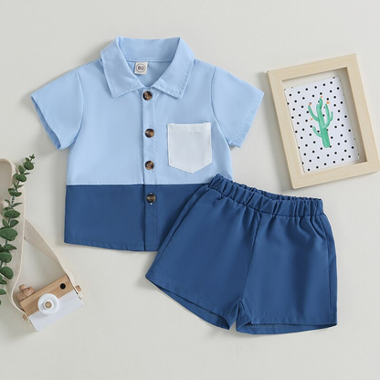 Children's blue summer set