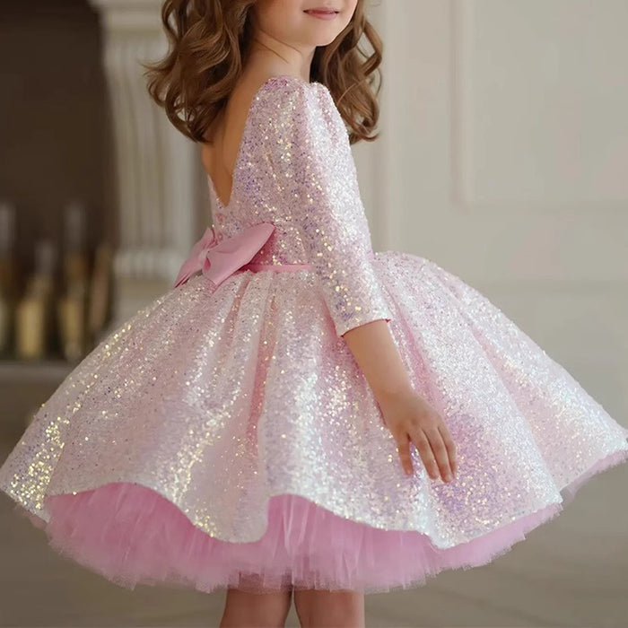 Bright Pink Children's Party Dress