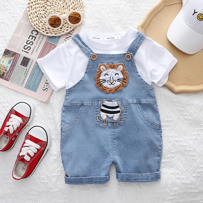 Set with Lion Jumpsuit