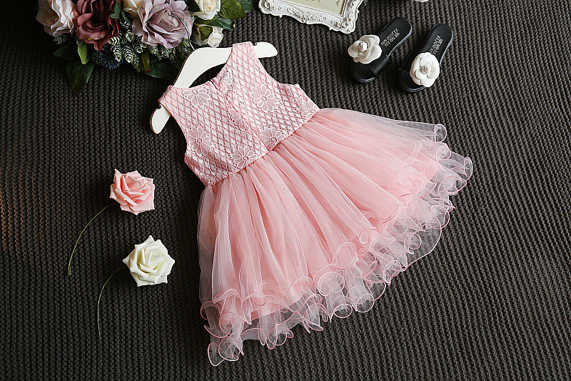 Lace Dress with Flower