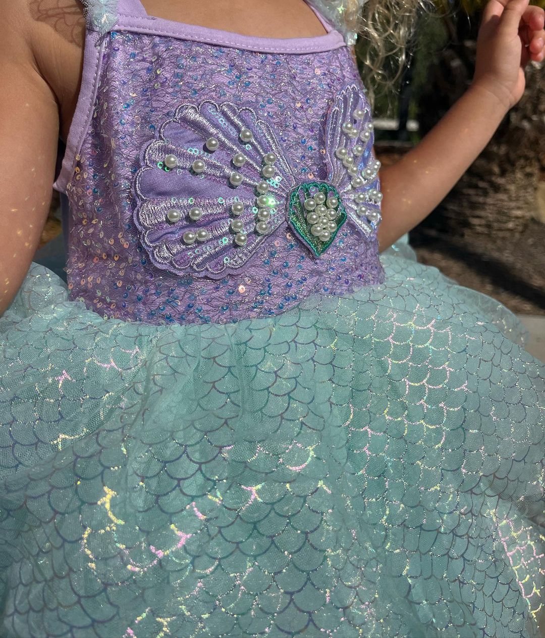 Shiny Mermaid Princess Children's Dress