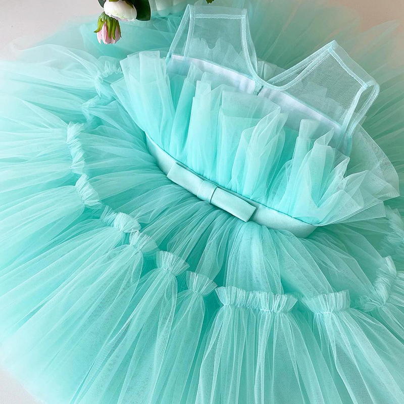 Tulle and lace Tiered Princess Dress