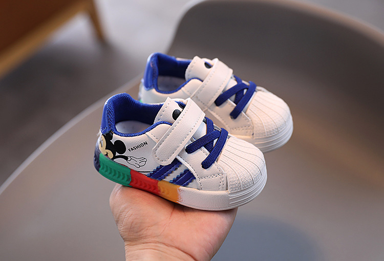 Colored Mr.Mause children's sneakers