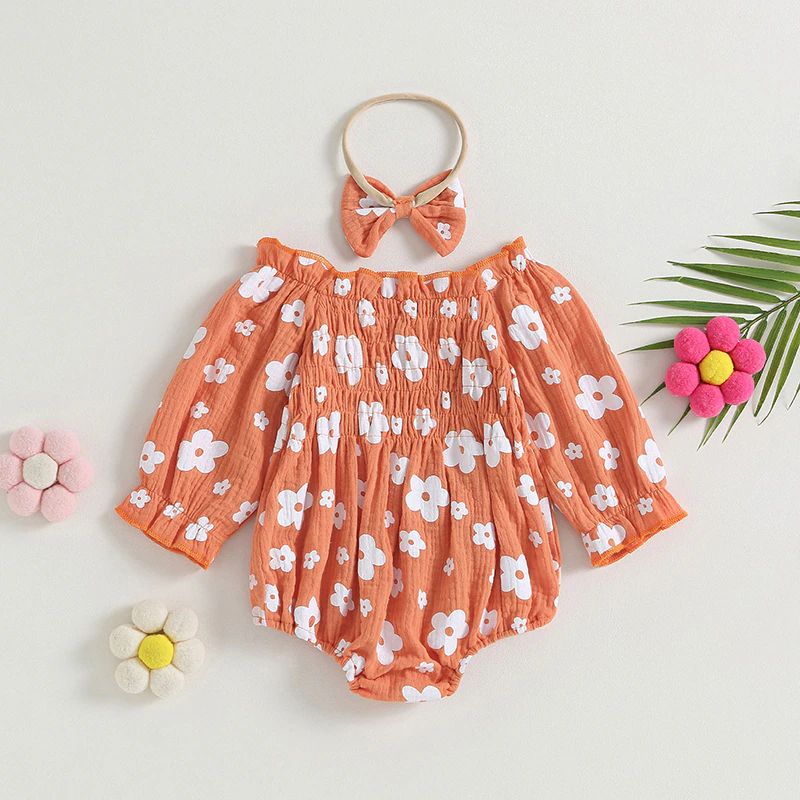 Florid children's bodysuit + Headband