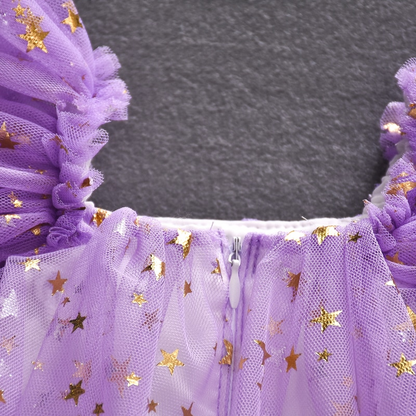 Purple Dress With Stars