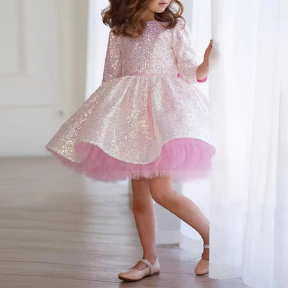 Bright Pink Children's Party Dress