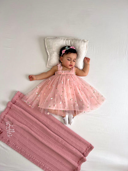 Children's Dress Tulle Flowers