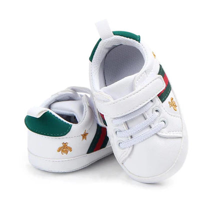 G&D Embroidered Velcro and Lace Sneakers