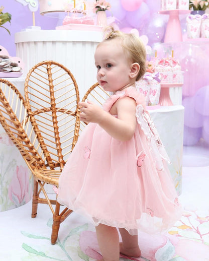 Tulle Dress With Butterflies