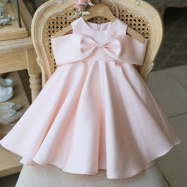 Pink Bow Children's Dress