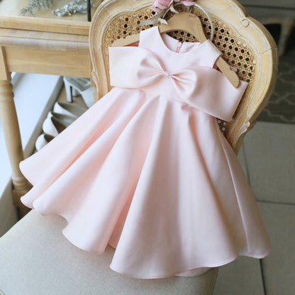 Pink Bow Children's Dress
