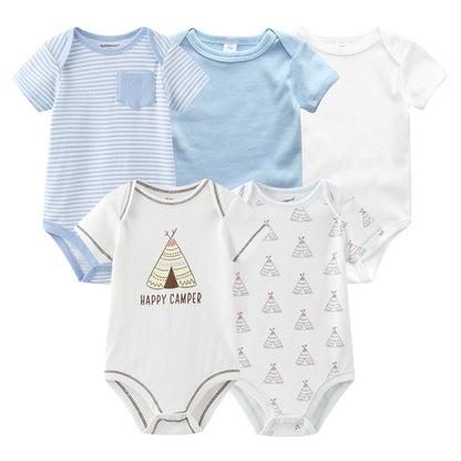 Kit 5 Body Prints Baby Boy