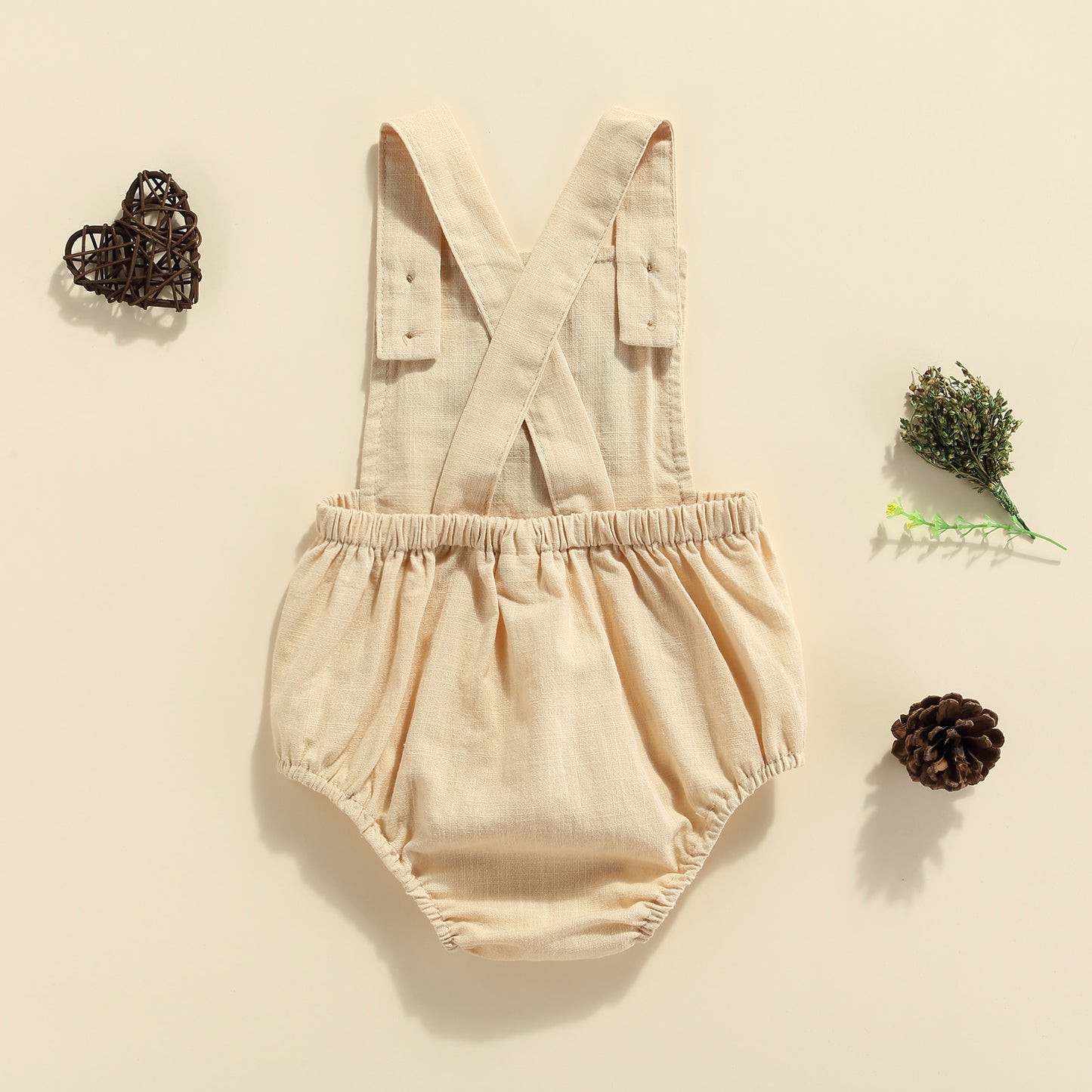 Flower Embroidered Children's Bodysuit