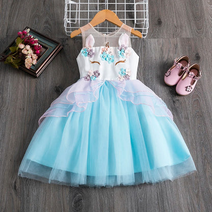 Unicorn Children's Party Dress