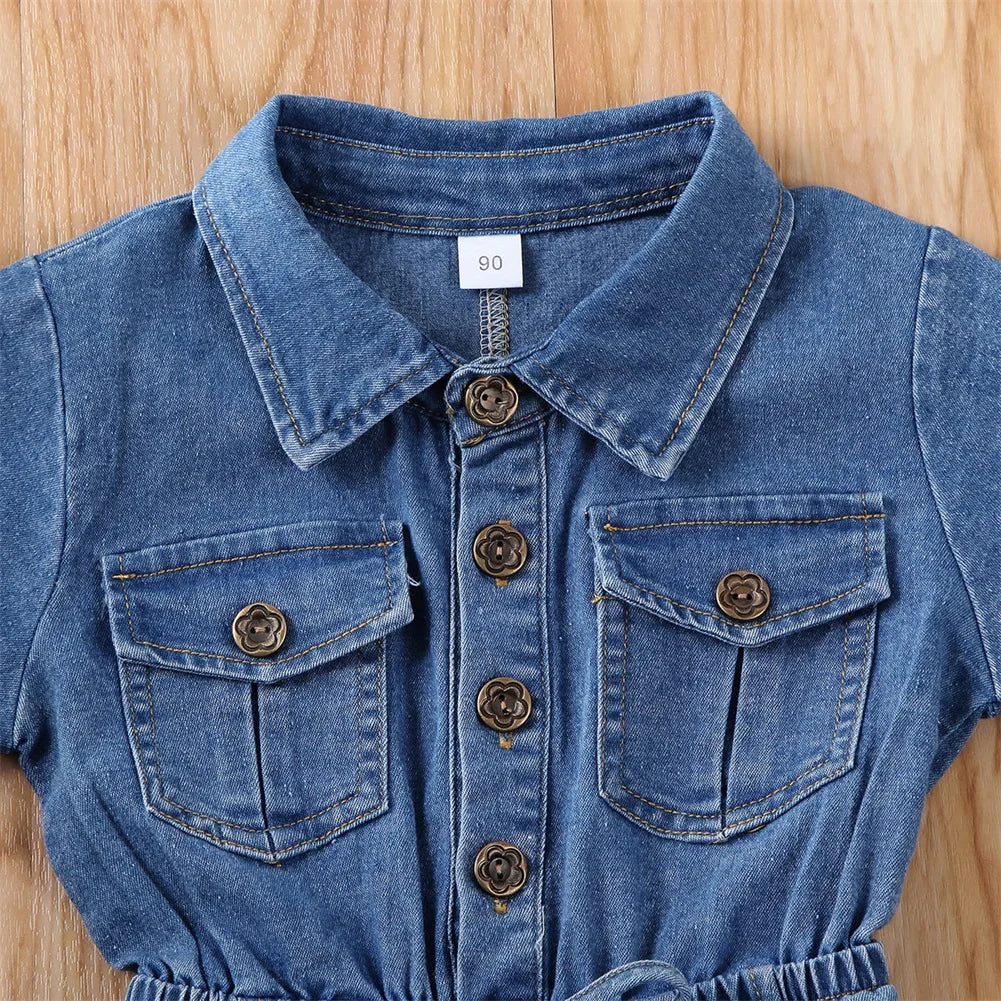 Children's Denim Jumpsuit