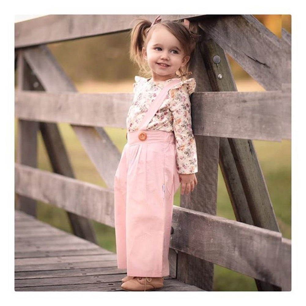 Flower pink kids set