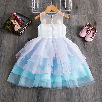 Unicorn Children's Party Dress