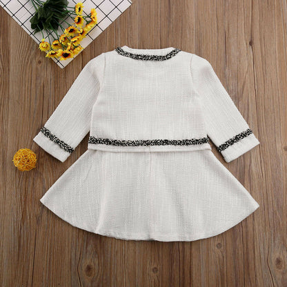 White Children's Dress with blouse