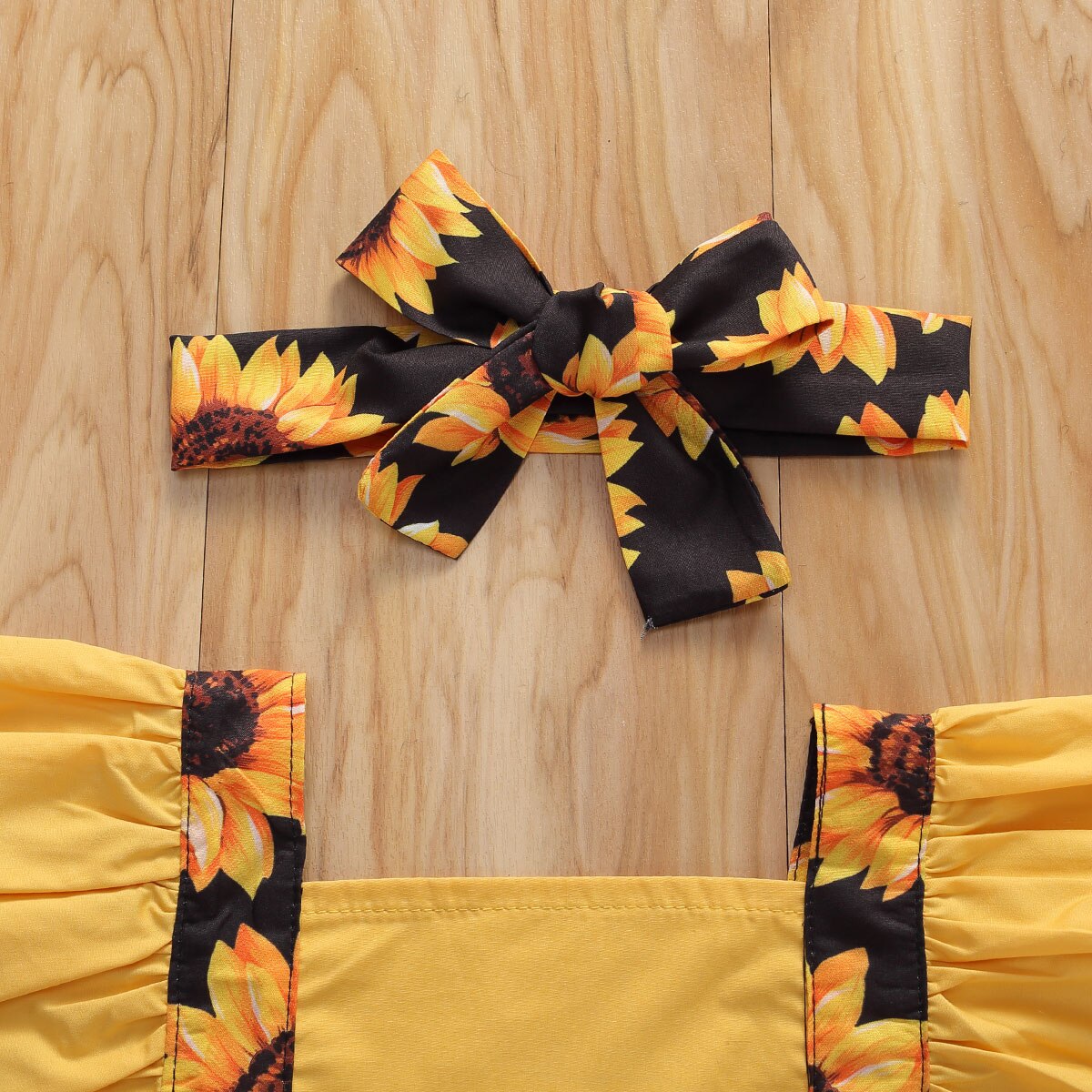 Sunflower Bodysuit + Headband