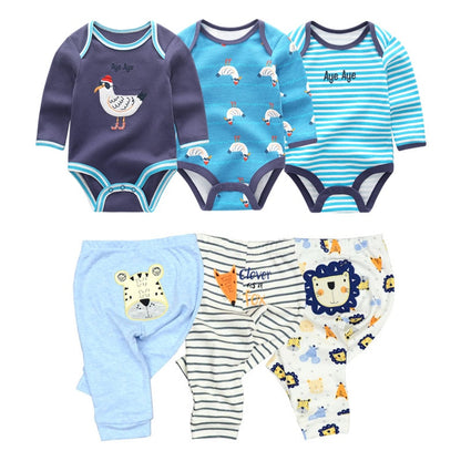 Kit 6 Pieces Baby Boy Prints