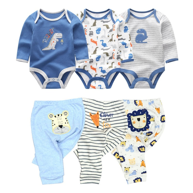 Kit 6 Pieces Baby Boy Prints