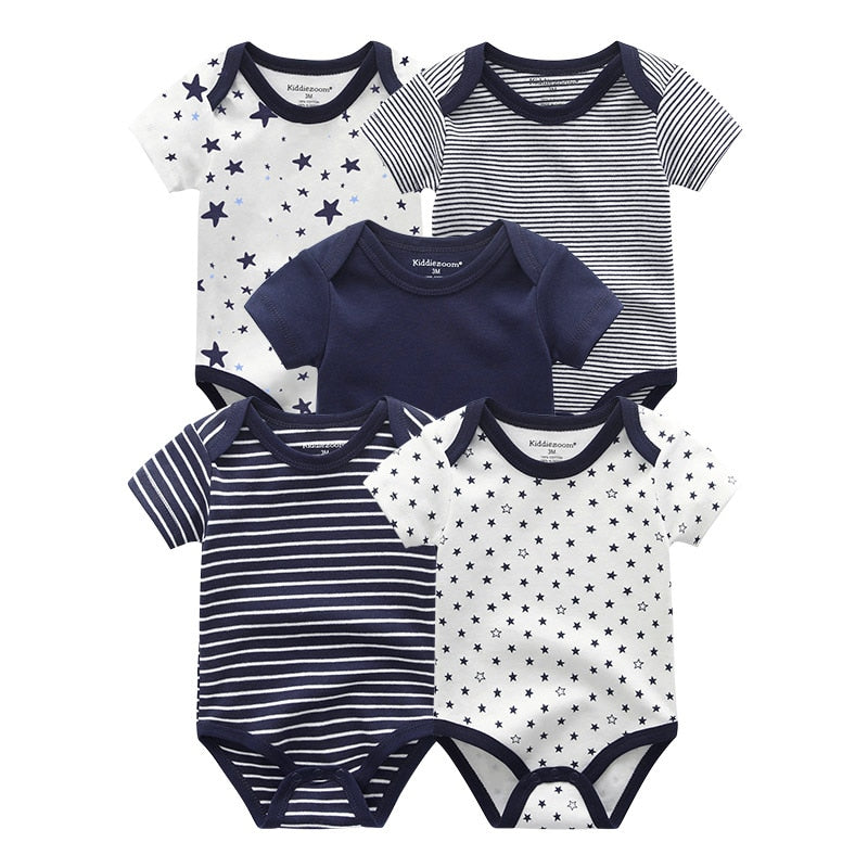 Kit 5 Body Prints Baby Boy