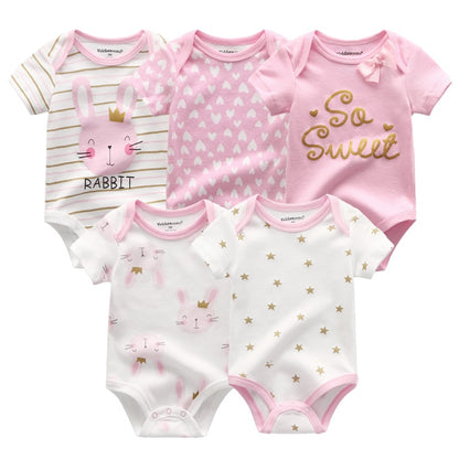 Kit 5 Body Prints Baby Girl