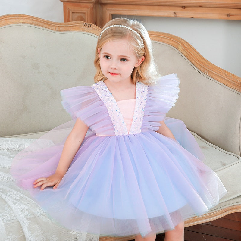 Children's Prom Dress with tulle