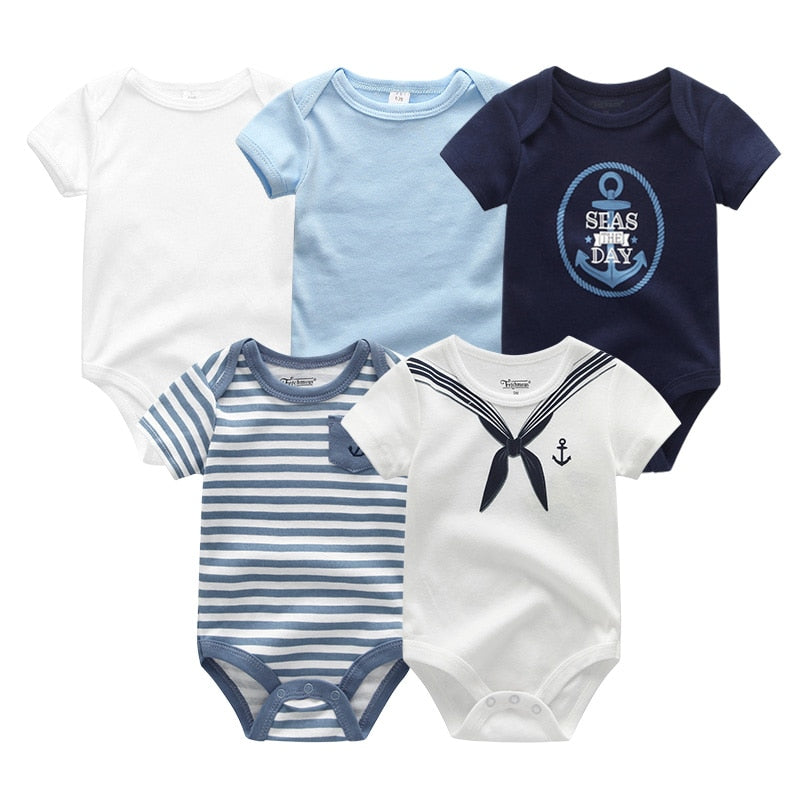 Kit 5 Body Prints Baby Boy