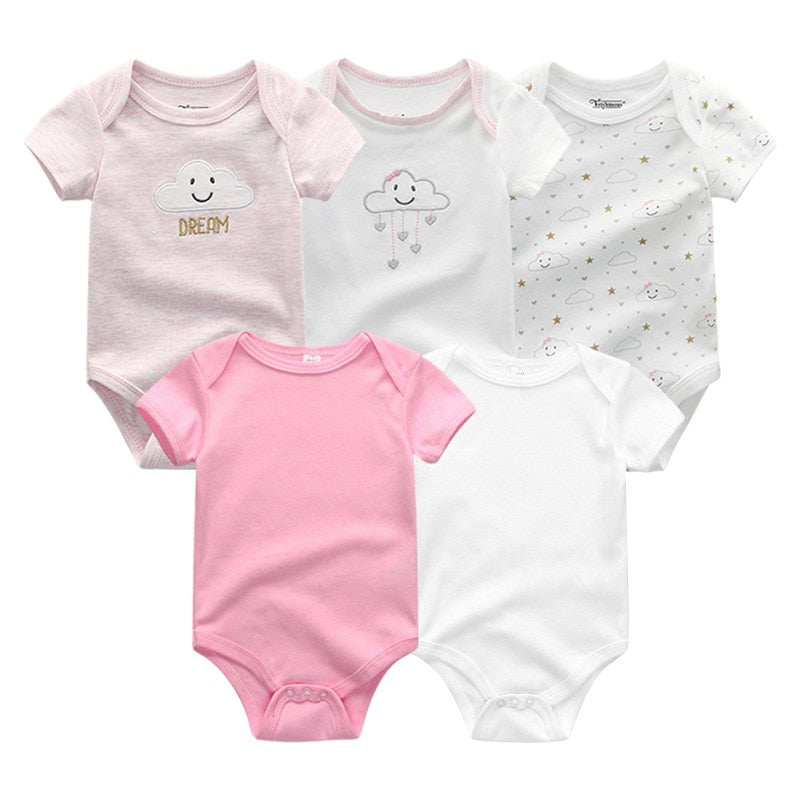 Kit 5 Body Prints Baby Girl