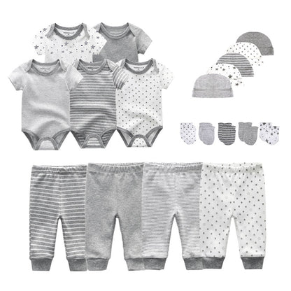 Kit 19 pieces prints for baby boy