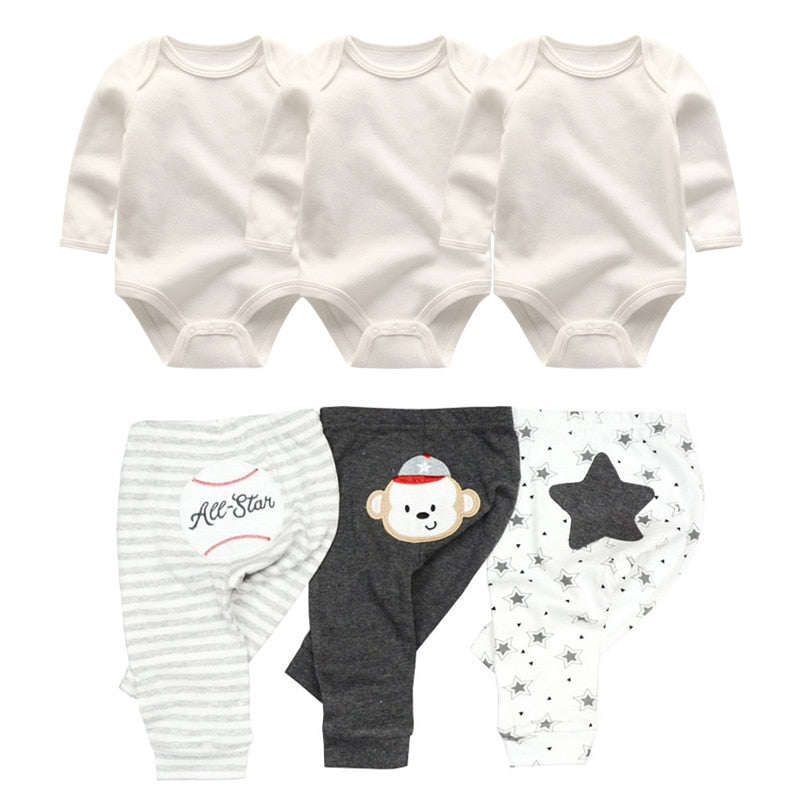 Kit 6 Pieces Baby Boy Prints