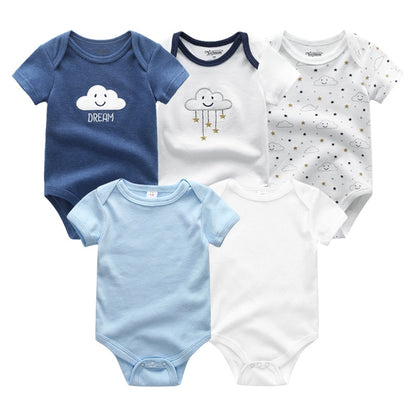 Kit 5 Body Prints Baby Boy