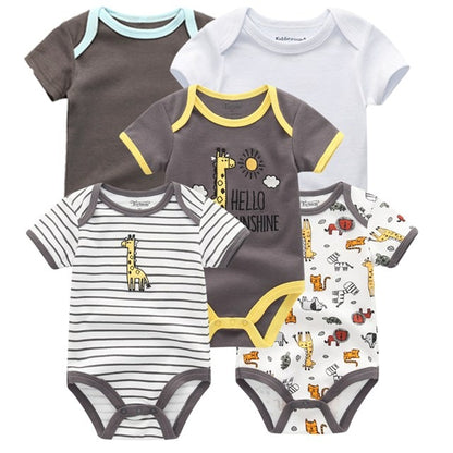 Kit 5 Body Prints Baby Boy