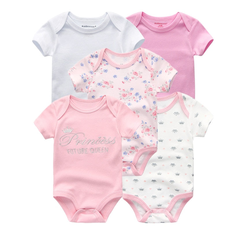 Kit 5 Body Prints Baby Girl