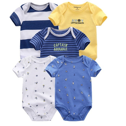 Kit 5 Body Prints Baby Boy