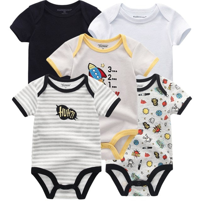 Kit 5 Body Prints Baby Boy